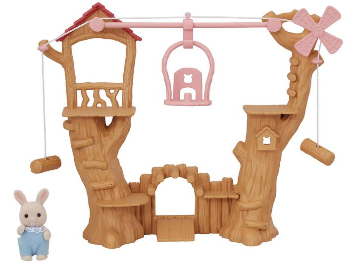 Sylvanian Families Baby Ropeway Park Toy Playset for Ages 3 and Up