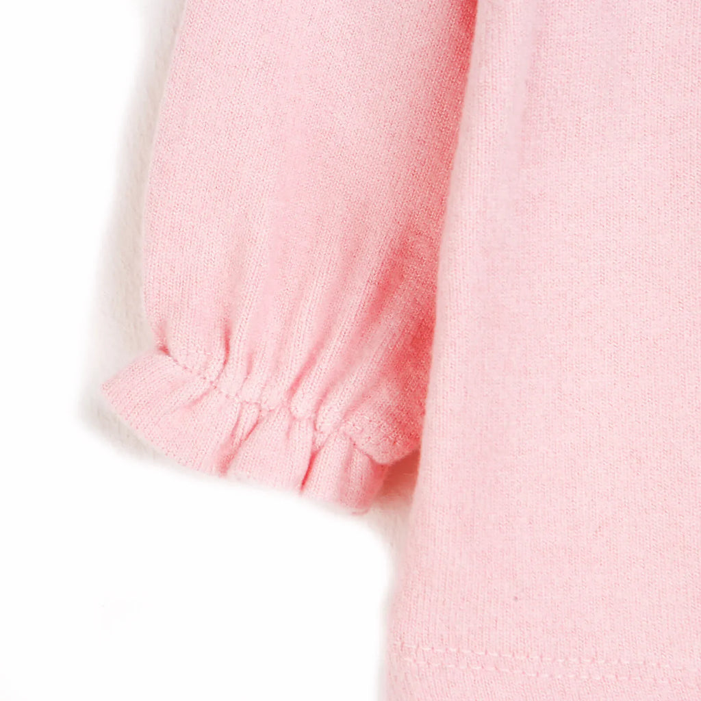 For My Baby Newborn Leopard Blouse-Short - Pink