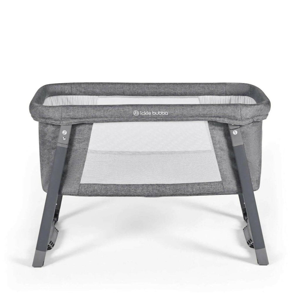 Ickle Bubba Mini Rocker Crib - Space Grey