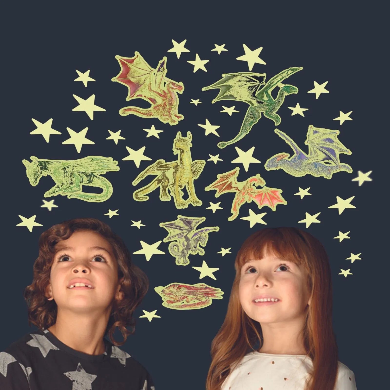 The Original Glowstars Company Glitter Stars & Dragons