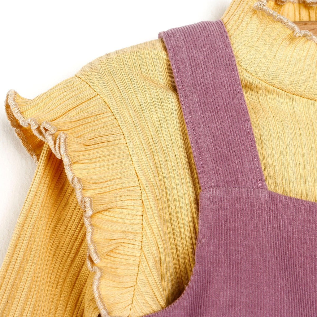 Cassiope Salopette Skirt - Sweatshirt - Damson