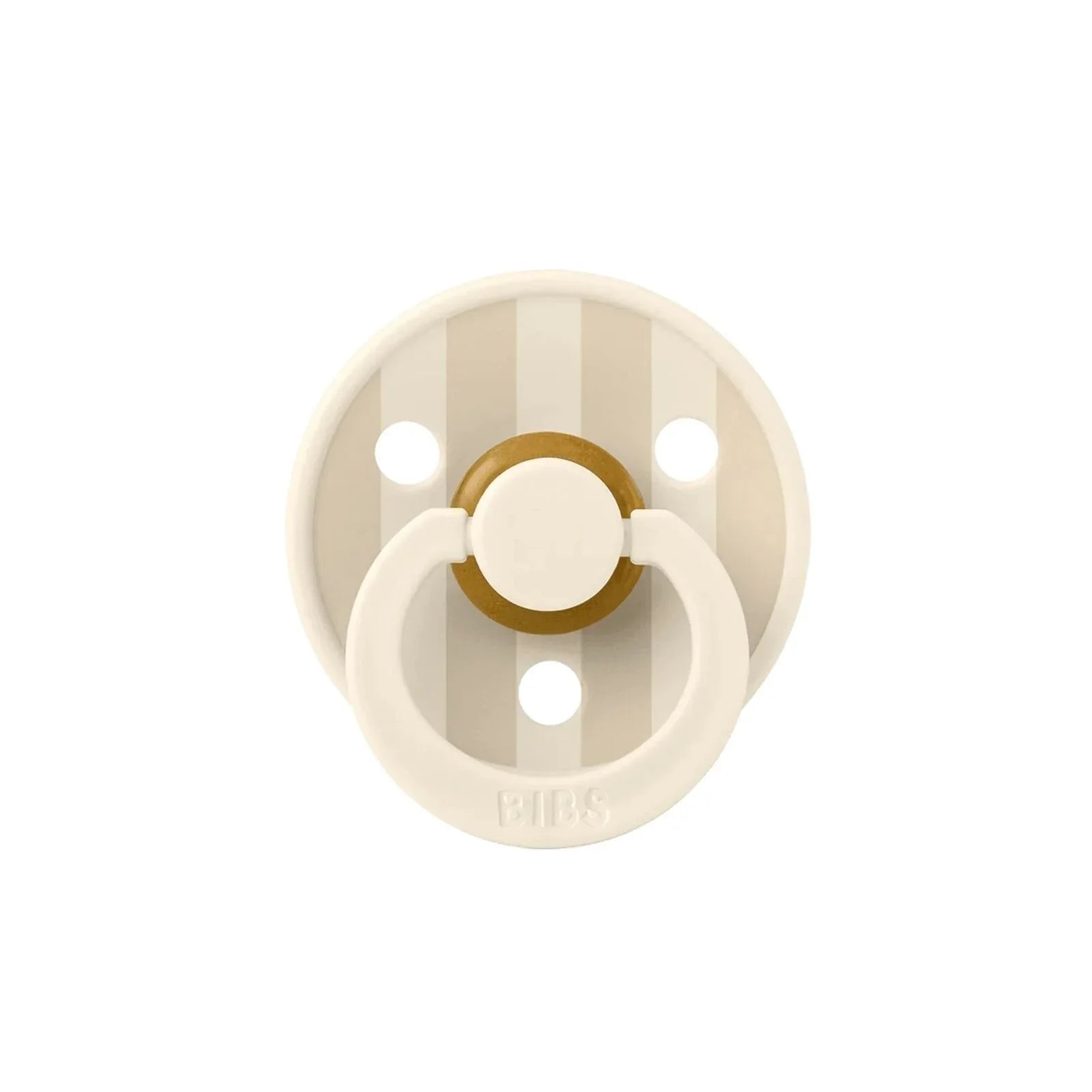 BIBS Pin Latex Soothers 6+ months Pack of 2 - Ivory & Vanilla