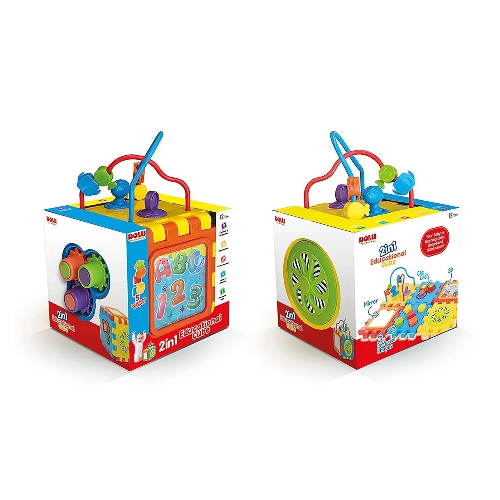 Dolu 2-in-1 Educational Cube And Puzzle