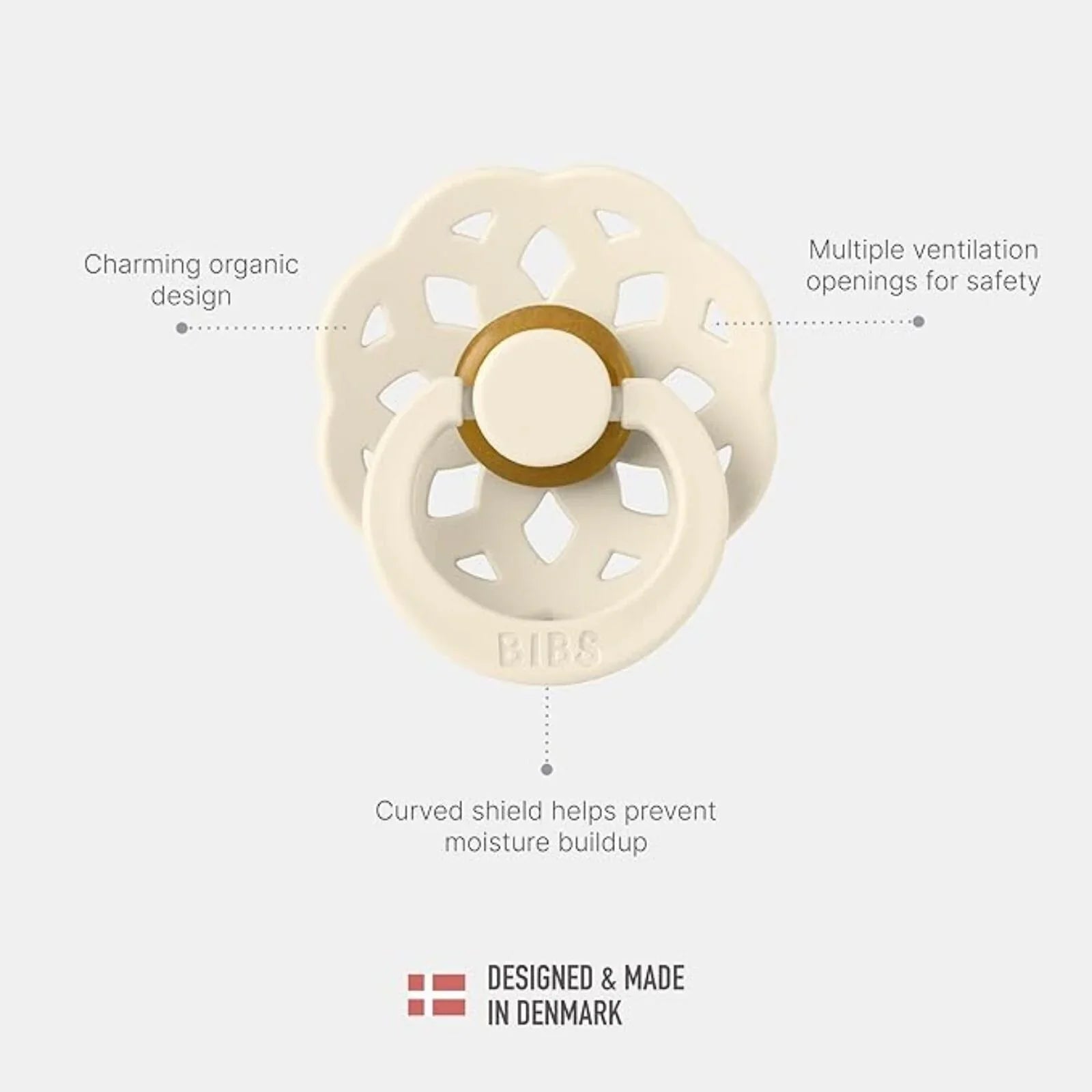 BIBS Boheme Soothers 0-6 months Pack of 2 - Woodchuck & Blush