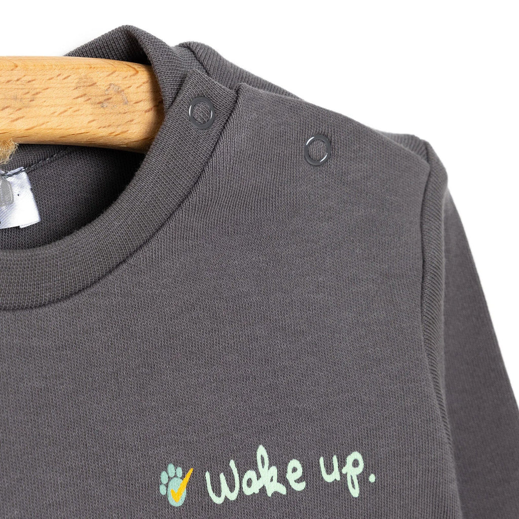 HelloBaby Basic Boy Text Printed Jogging - Anthracite