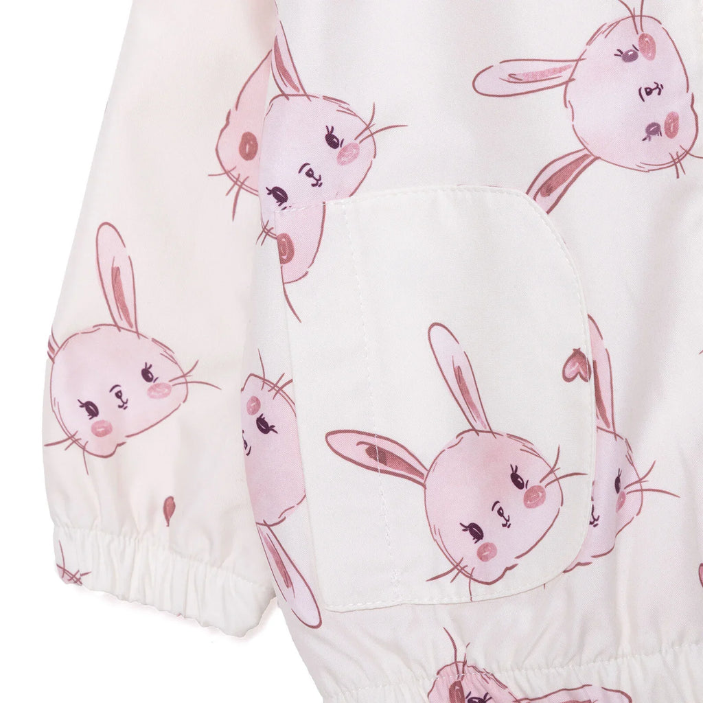 Midimod Girl Raincoat - Ecru