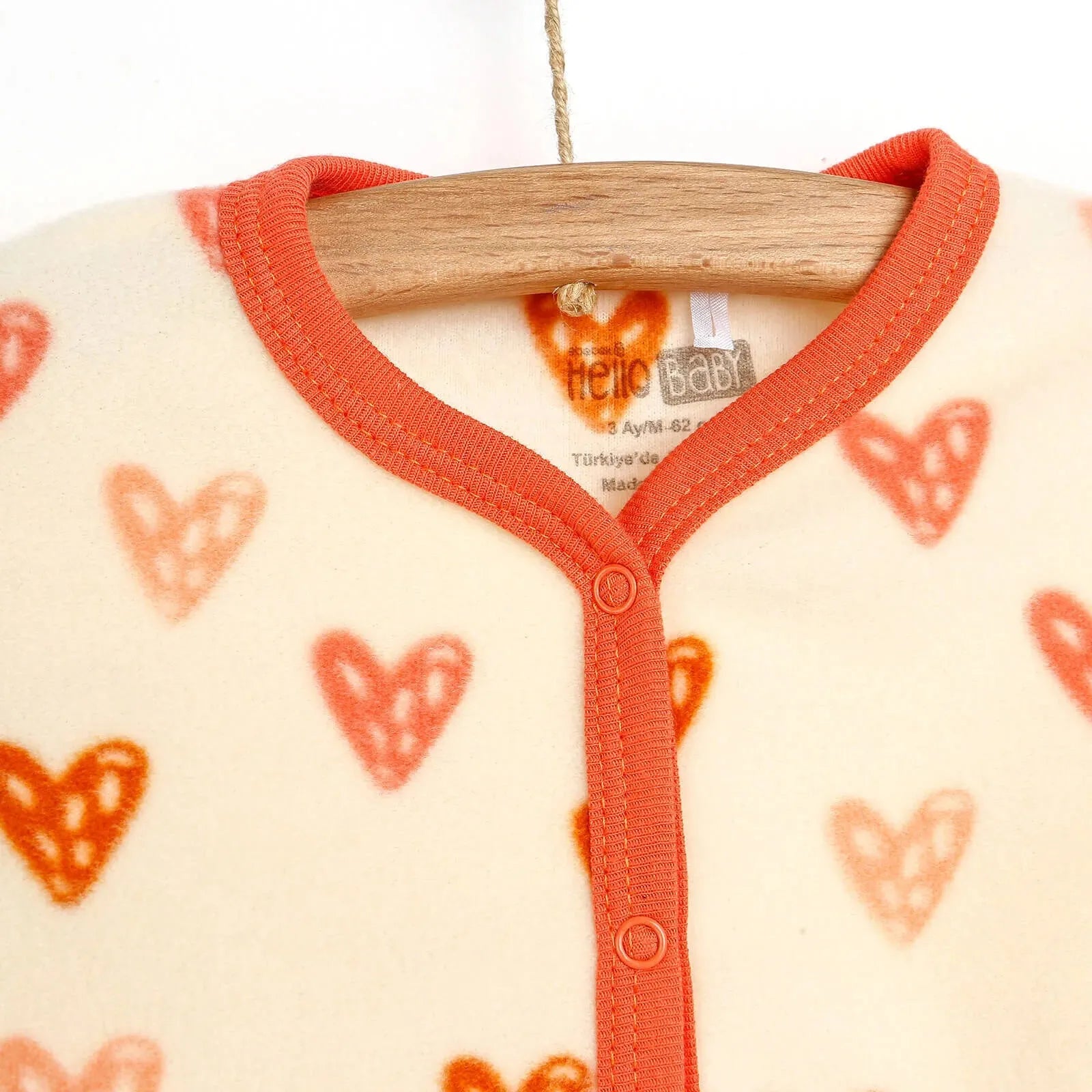 HelloBaby Newborn Baby Girl Fleece Cardigan