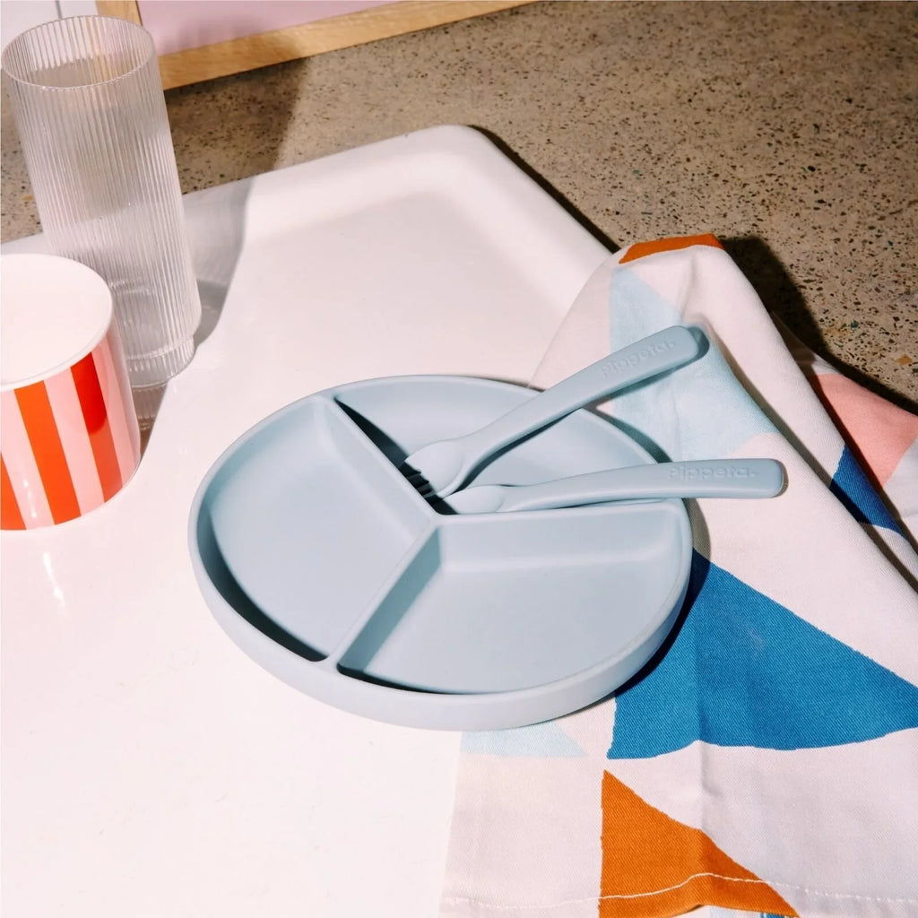 Pippeta Silicone Suction Plate - Ash Rose