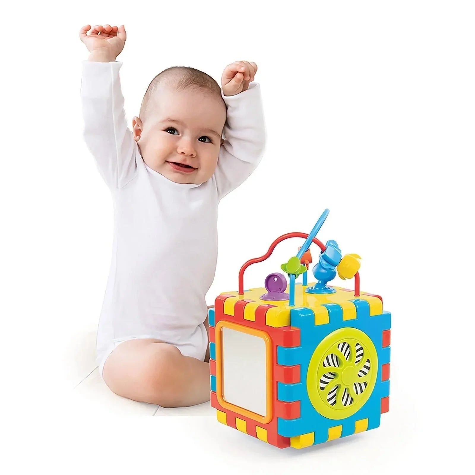 Dolu 2-in-1 Educational Cube And Puzzle