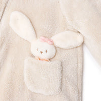 Midimod Newborn Welsoft Footless Jumpsuit - Ecru