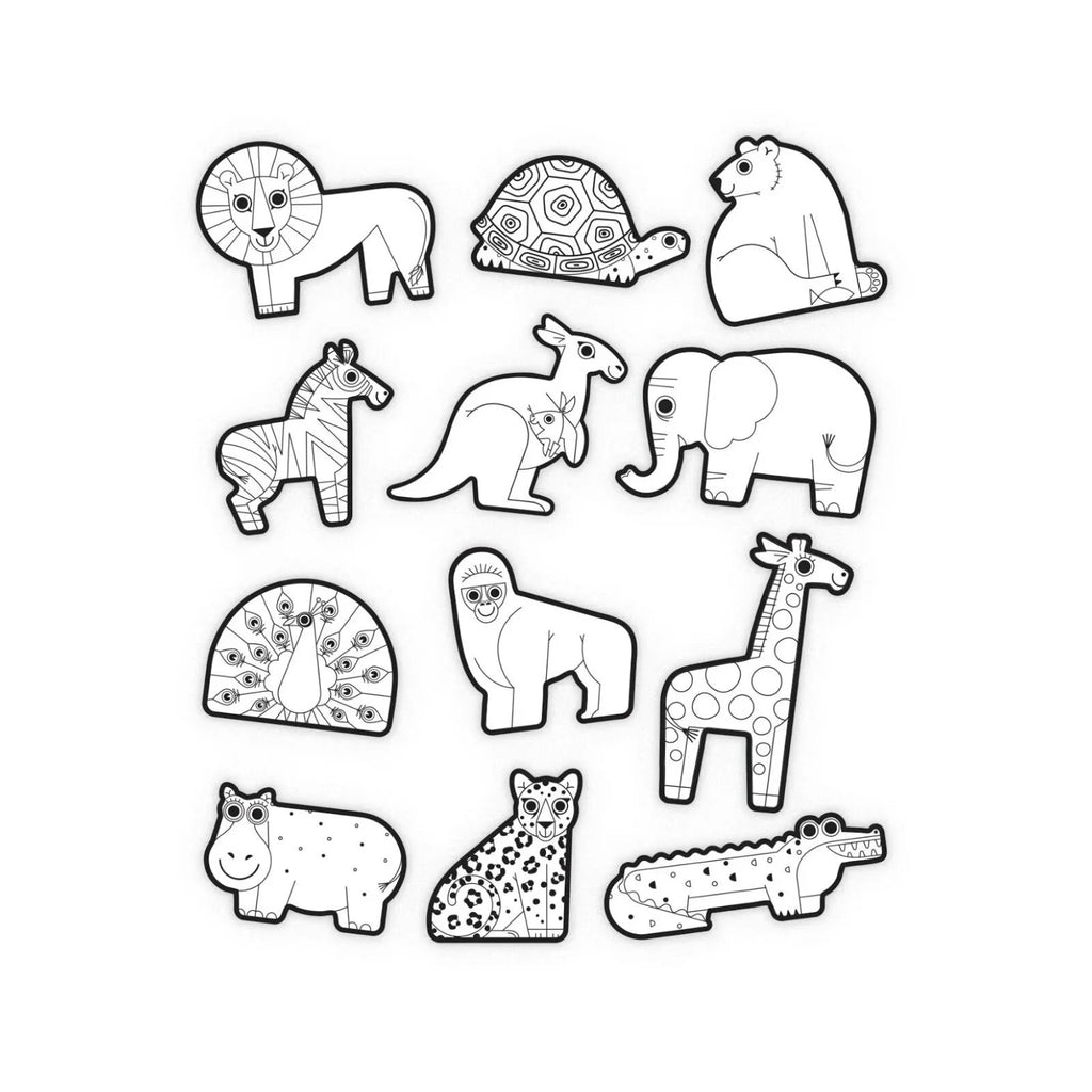 Crocodile Creek Animal Colouring Stickers
