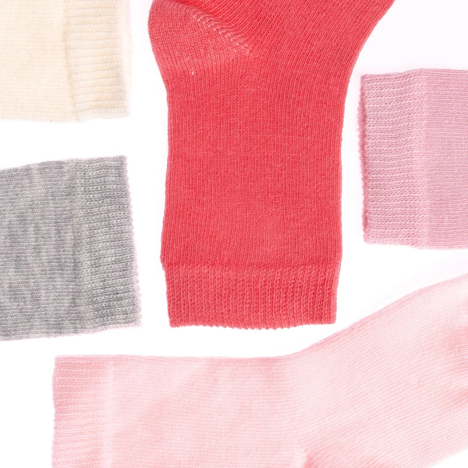 HelloBaby Baby Girl Socks 5 pcs - Pink