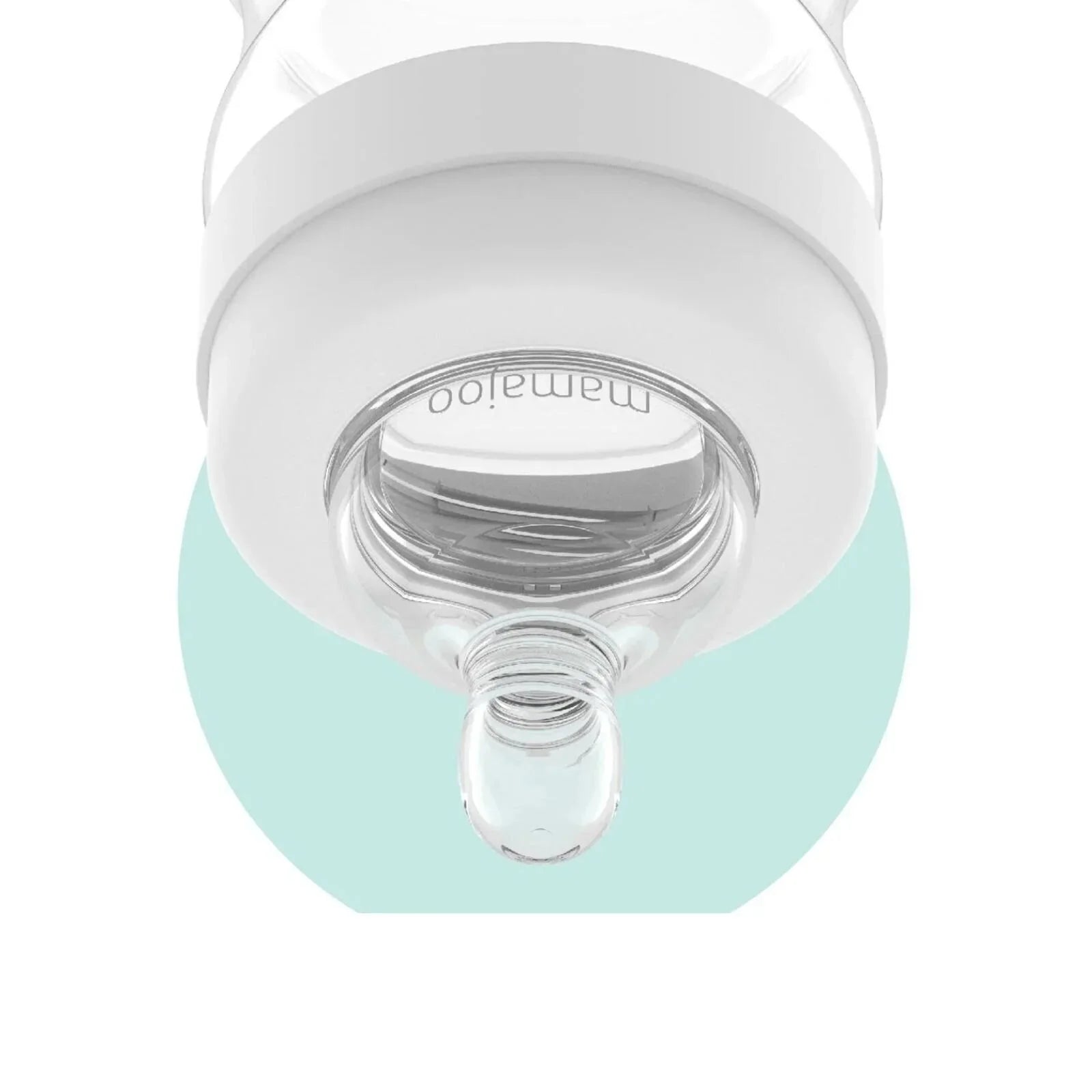 Mamajoo Anti-Colic PP Baby Bottle Medium Flow 6+ months 250ml - Silver