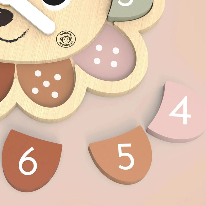 Speedy Monkey Hedgehog Educational Clock