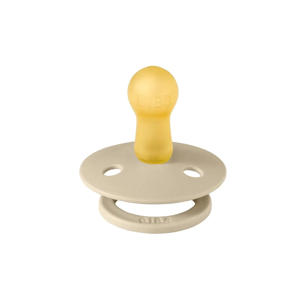 BIBS Colour Latex Soothers 0-6 months Pack of 2 - Vanilla & Blush