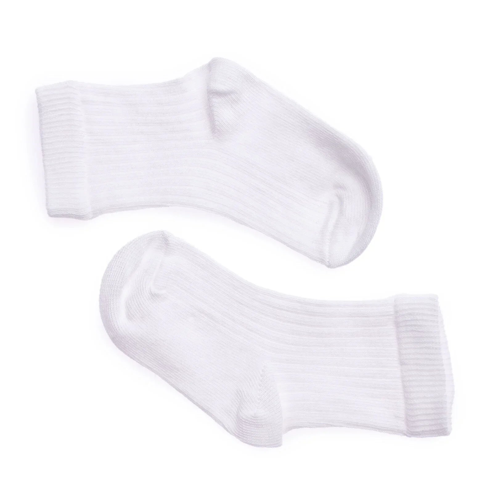 HelloBaby Unisex Baby Socks 3 Pack - White