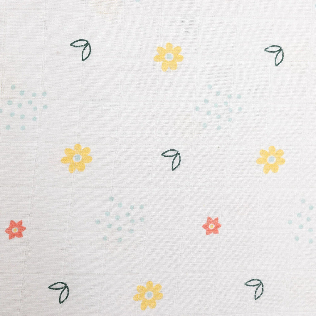 Little Dreams Girl Muslin Blanket - Patterned
