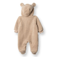 Midimod Newborn Welsoft Footed Jumpsuit - Light Brown