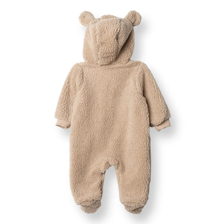 Midimod Newborn Welsoft Footed Jumpsuit - Light Brown