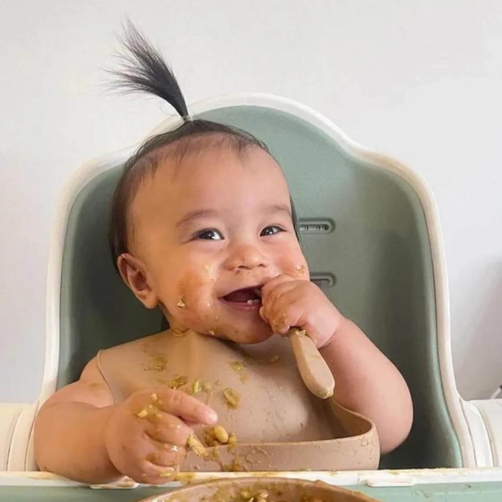 BLW Essentials Silicone Bib - Sage