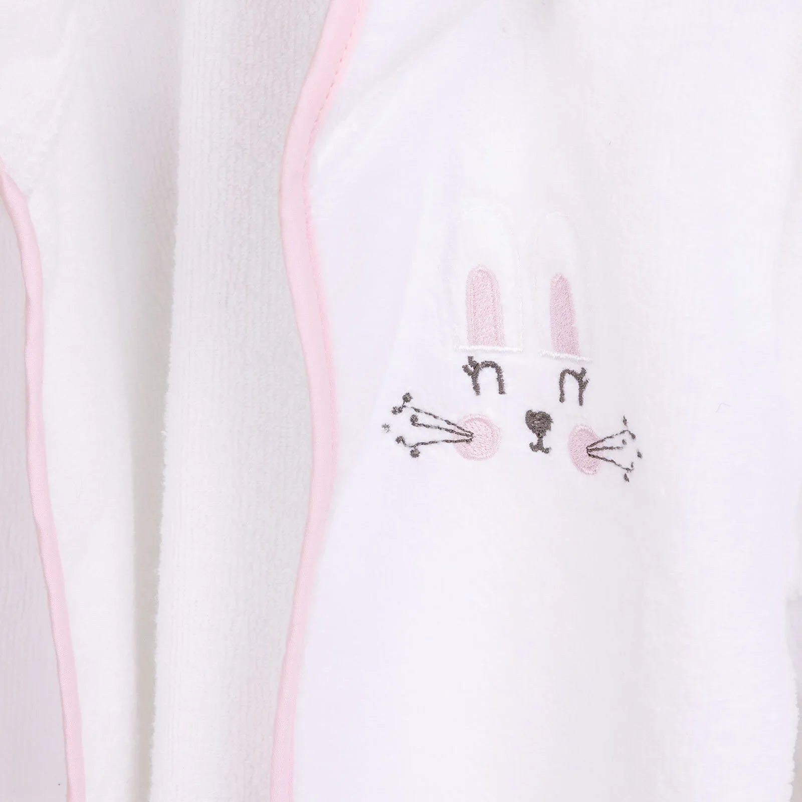Mollia Girl Baby Bathrobe - White