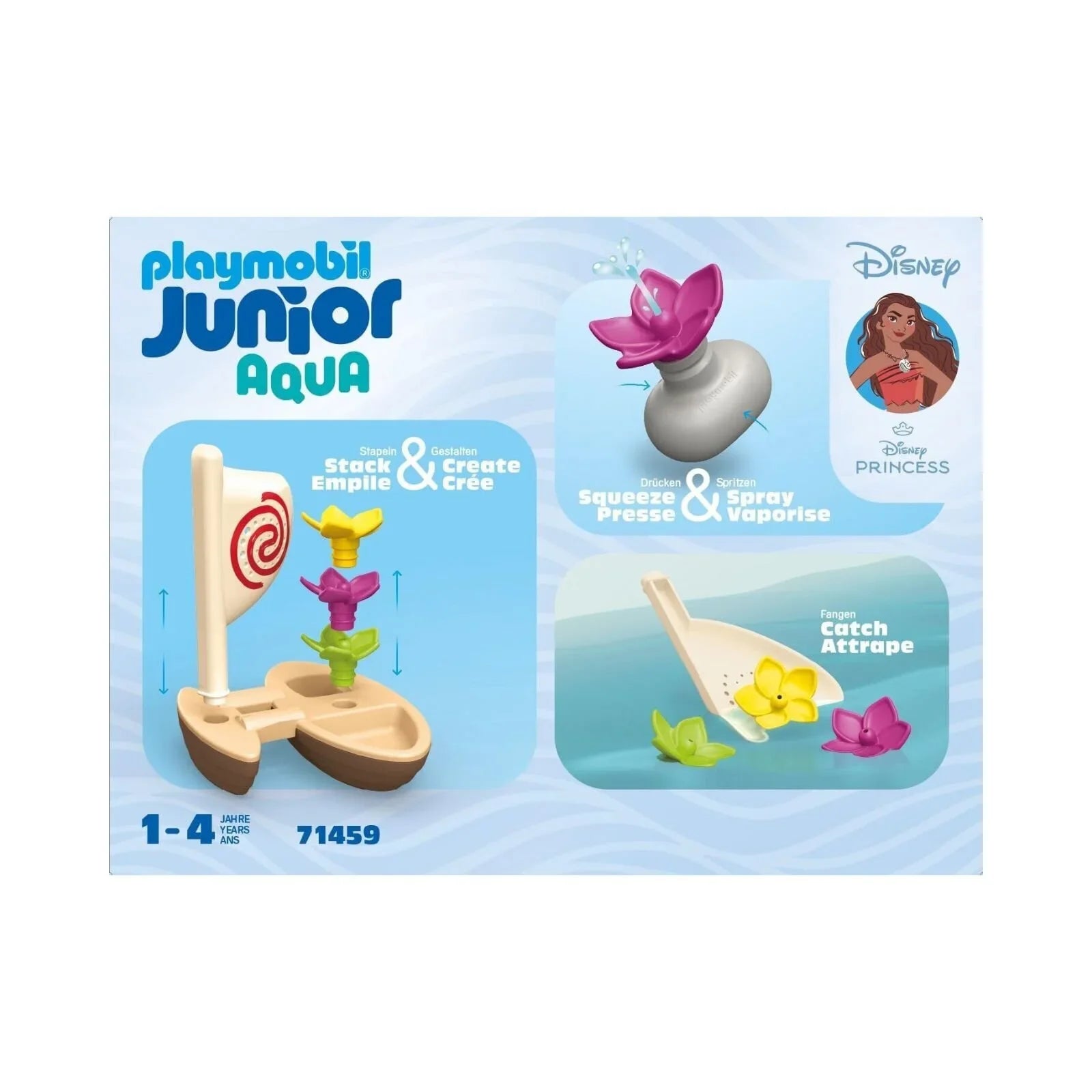 Playmobil Junior Aqua & Disney 71459 Moana's Sail Boat