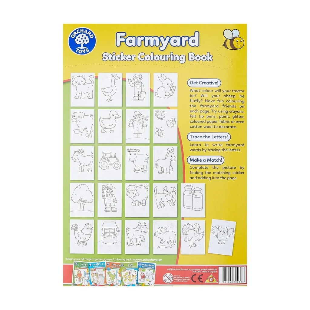 Orchard Toys Farmyard Colouring Book