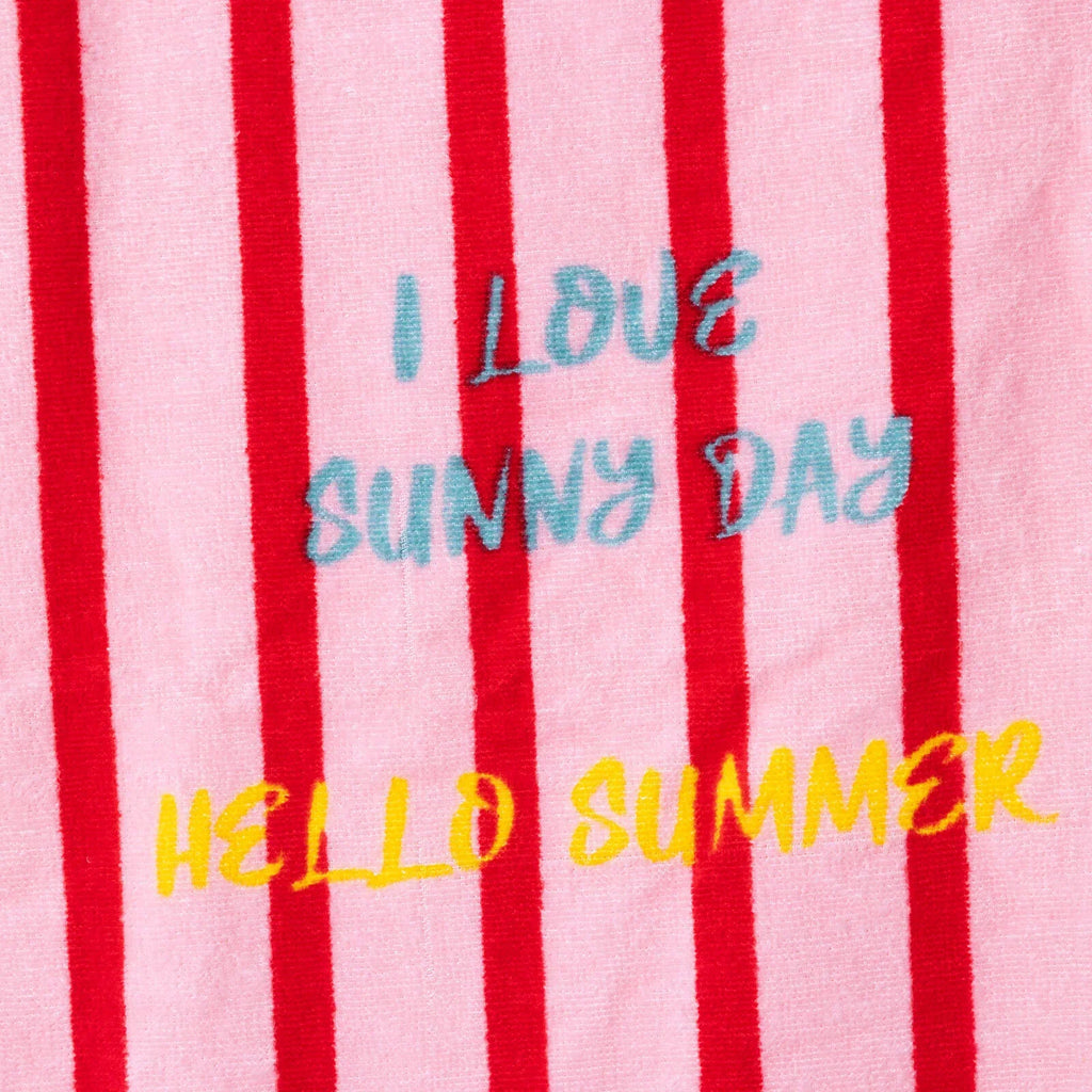 Little Dreams Baby Girl Towel - Red