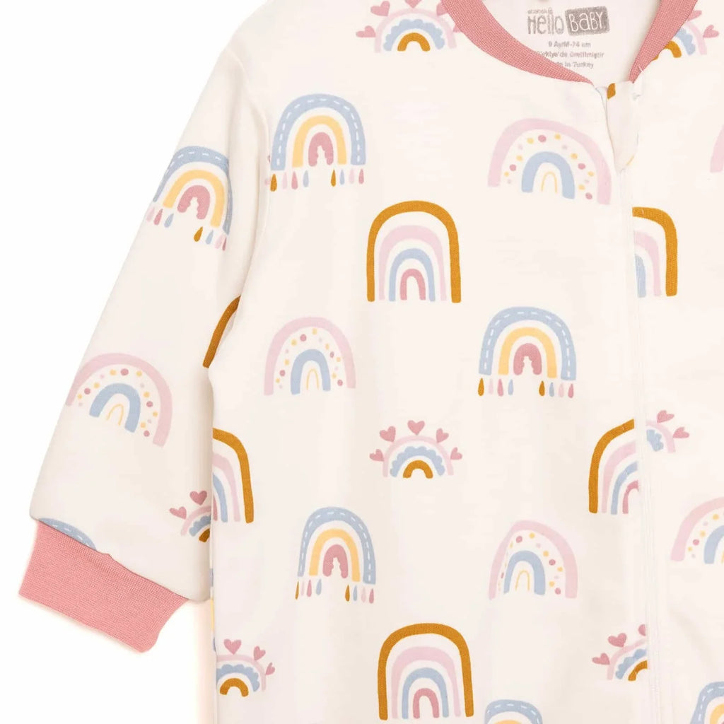 HelloBaby Girl Sleepsuit - Ecru