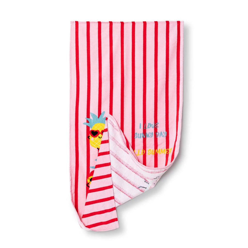 Little Dreams Baby Girl Towel - Red