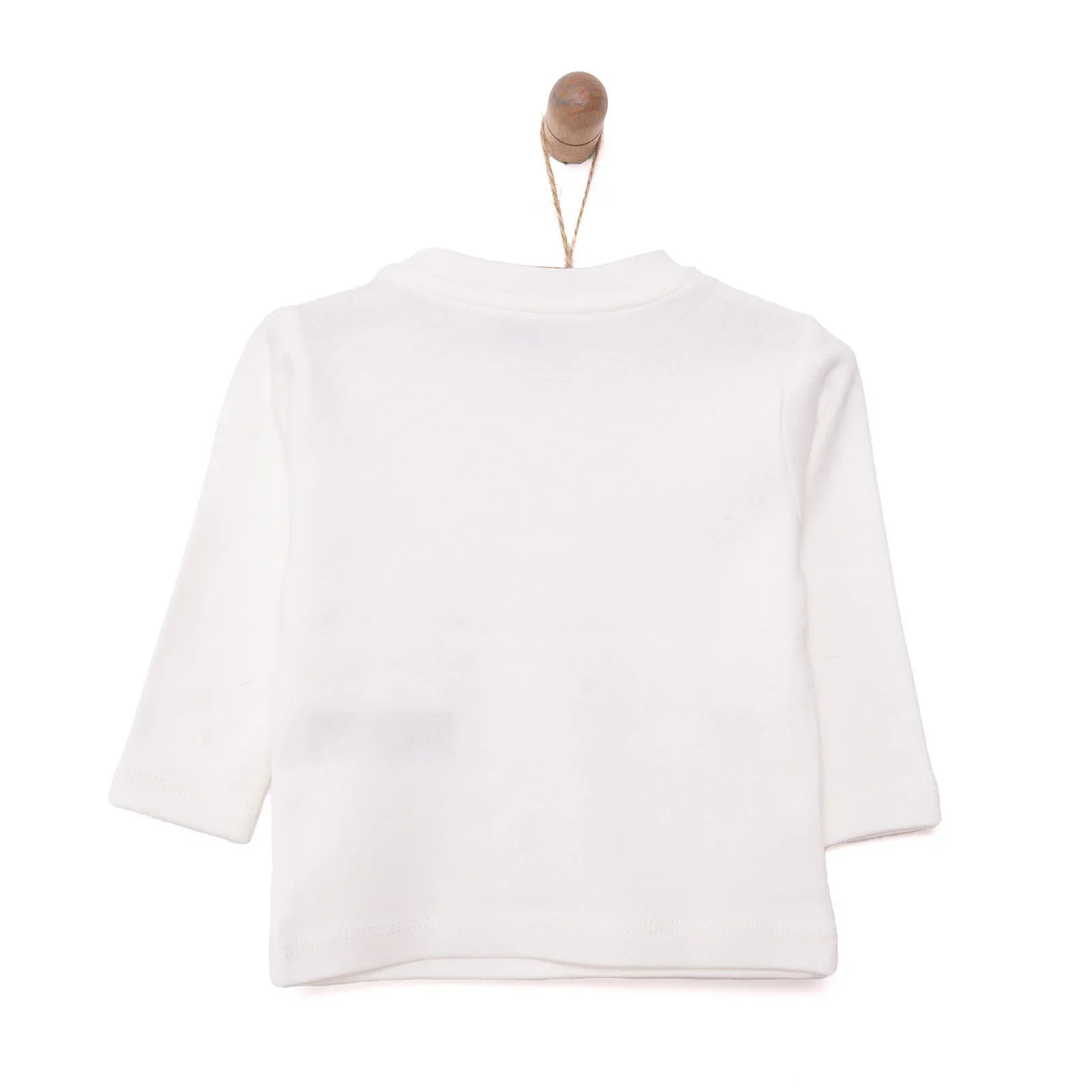 HelloBaby Baby Girl Long Sleeve T-shirt - Ecru