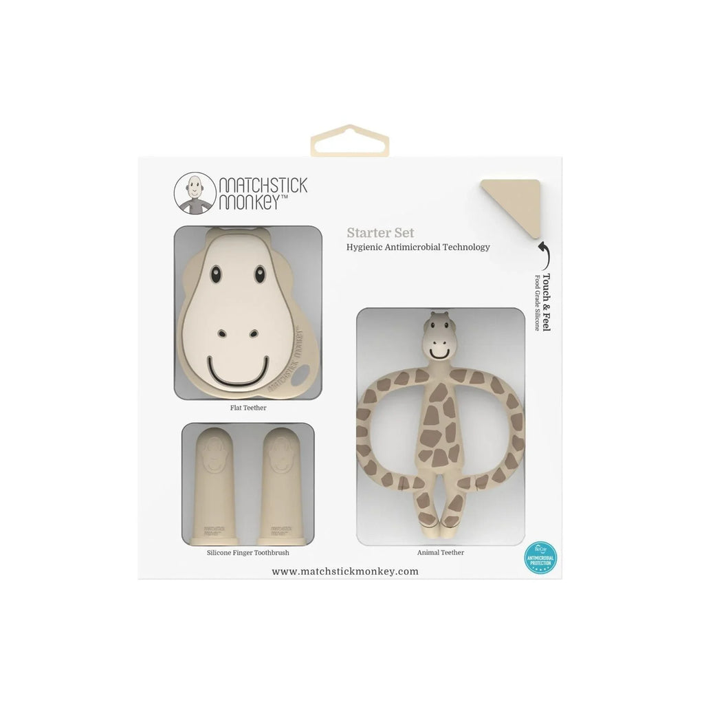 Matchstick Monkey Giraffe Teething Starter Set