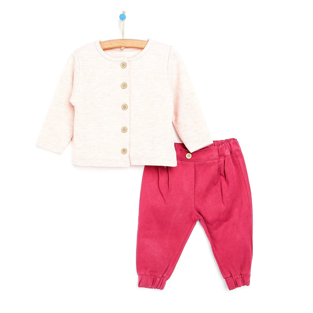 BabyZ Cardigan - Bottom - Damson