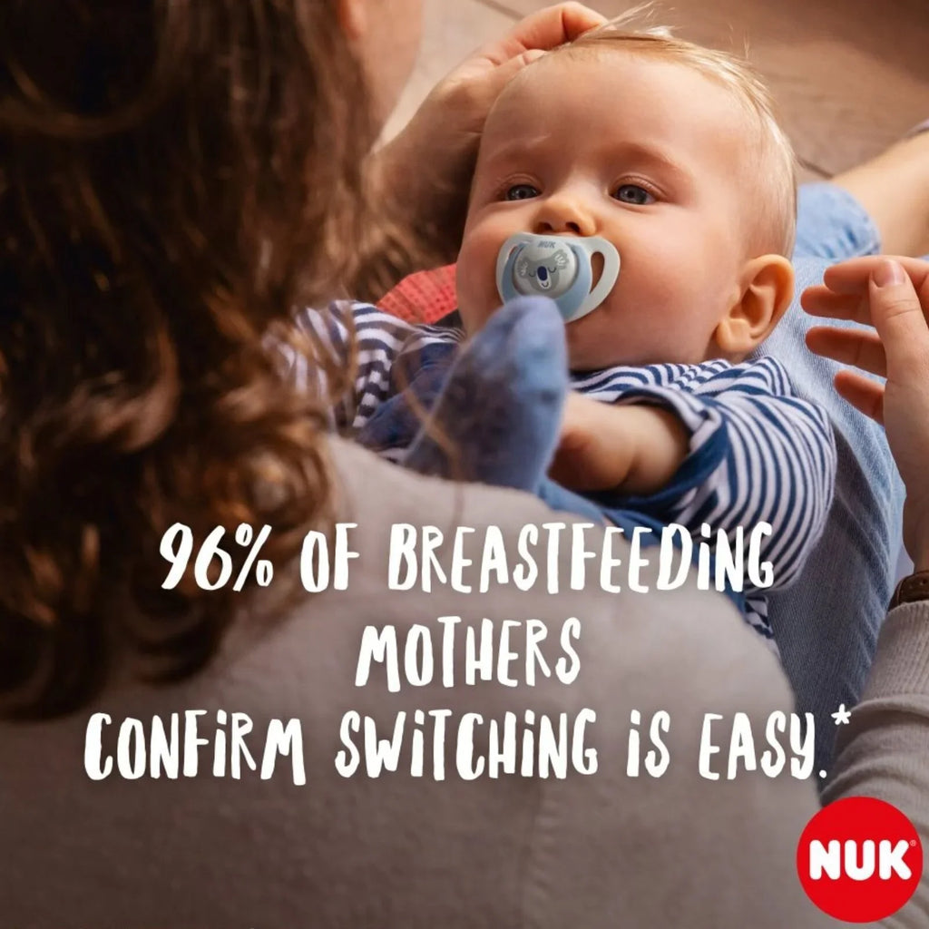 NUK Star Soother 0-6 months Pack of 2 - Pink