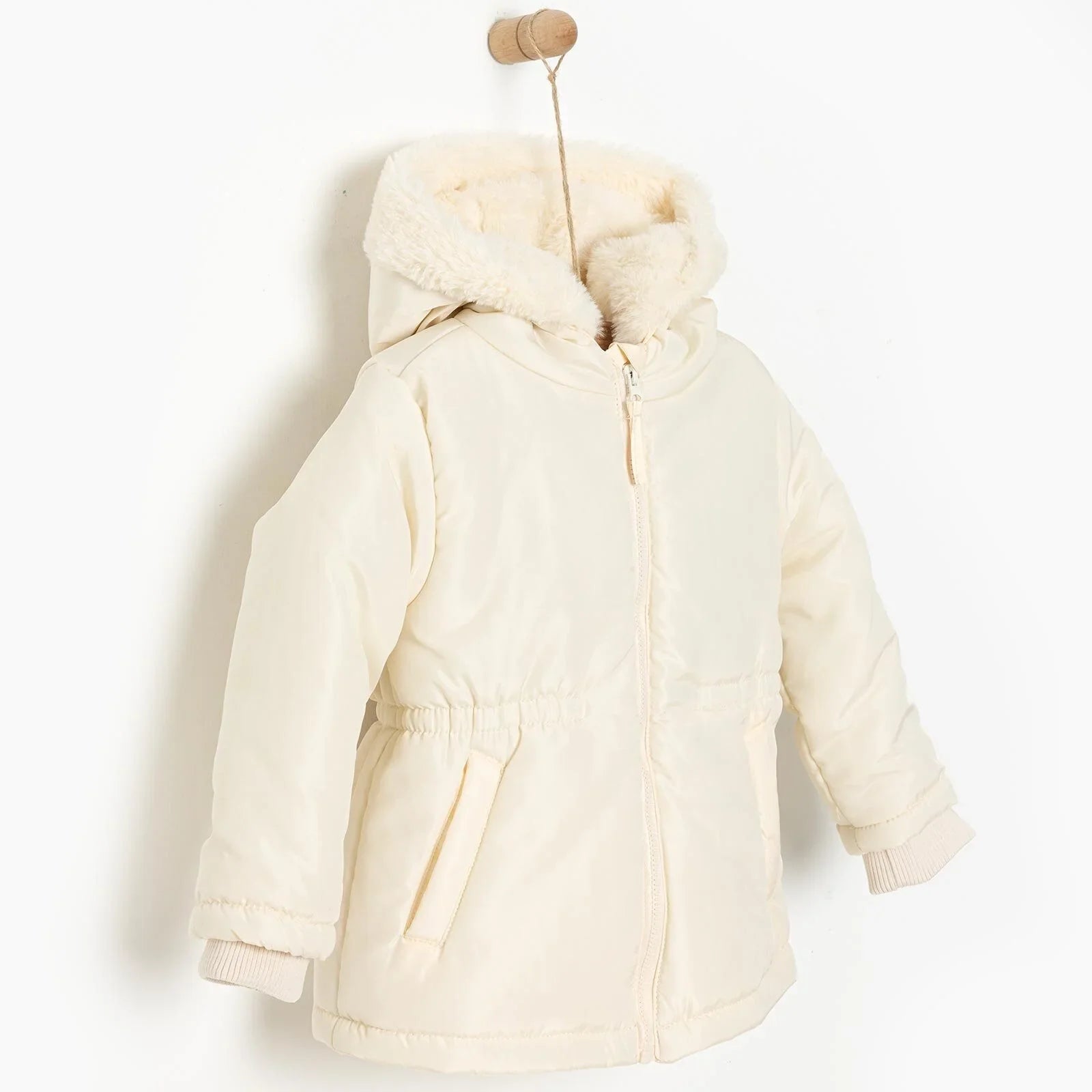 HelloBaby Hooded Coat - Beige