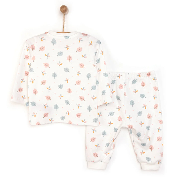 Pambuliq Baby Girl Long Sleeve Pyjamas Set - Pink