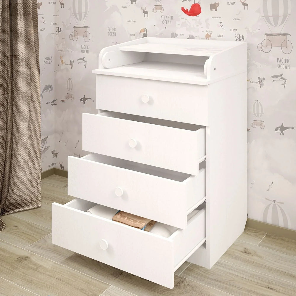 Shefa Kids 600 Changing Dressers - White