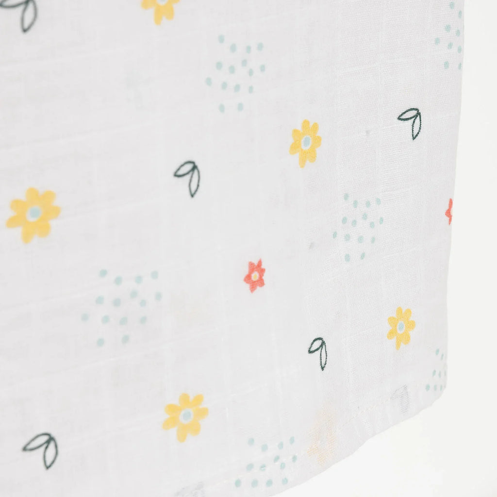 Little Dreams Girl Muslin Blanket - Patterned