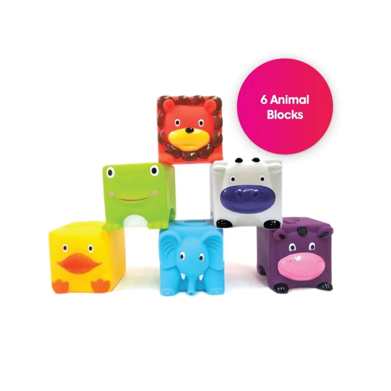 Edushape Soft & Squeezy Critter Blocks
