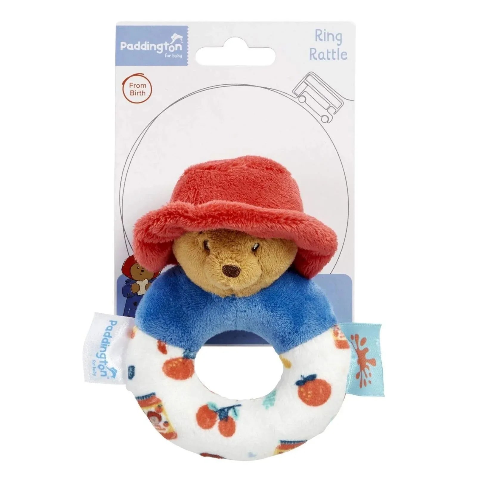 Paddington Baby Ring Rattle