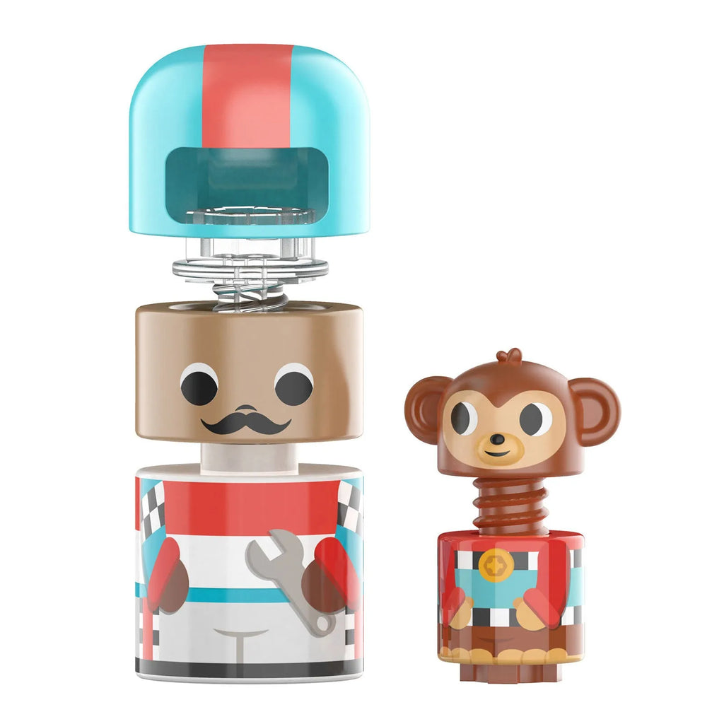 Design & Drill Bolt Buddies Police Rescue Race Car