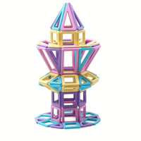 Magnetic Building Blocks Set (165pcs for Kids)