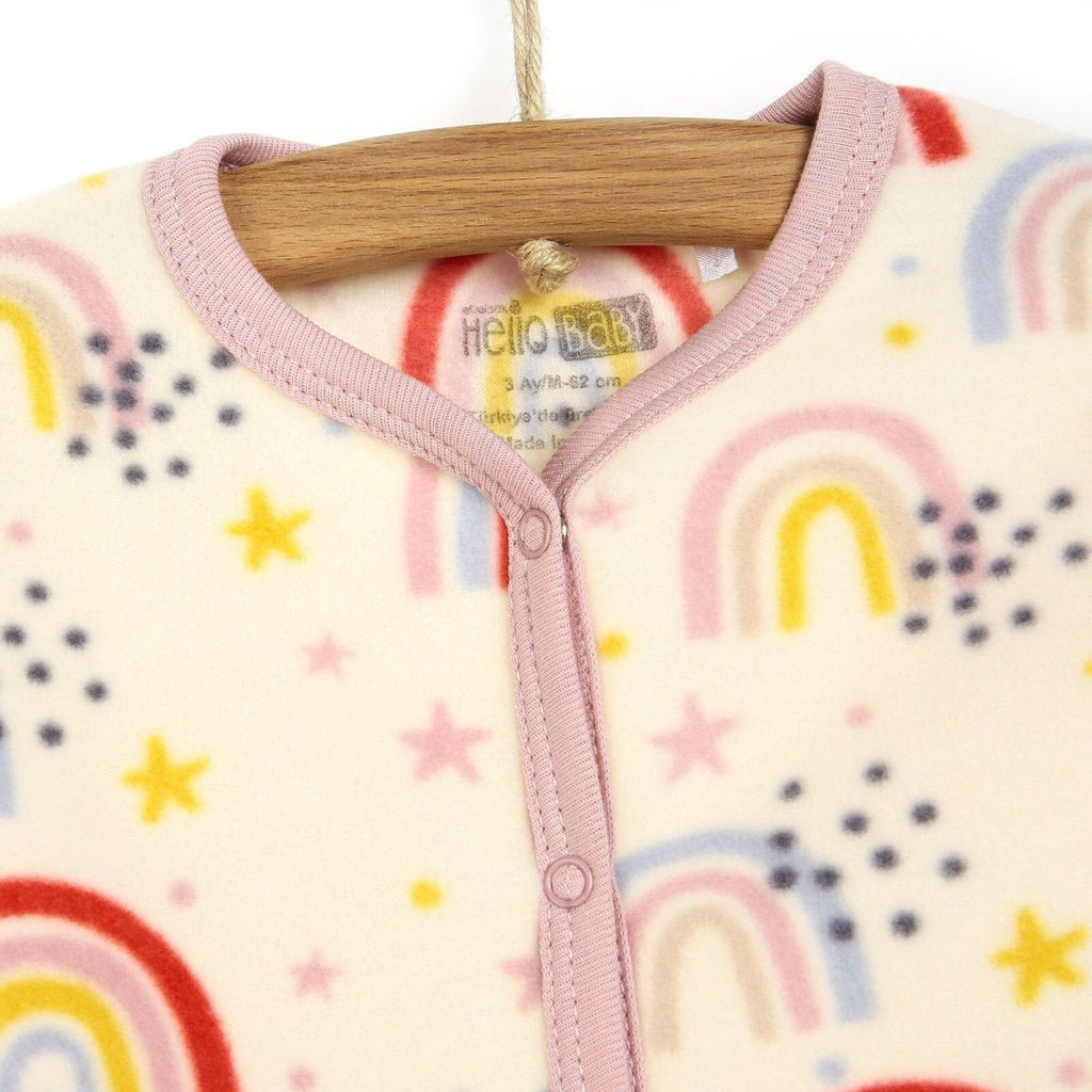HelloBaby Newborn Baby Girl Fleece Cardigan