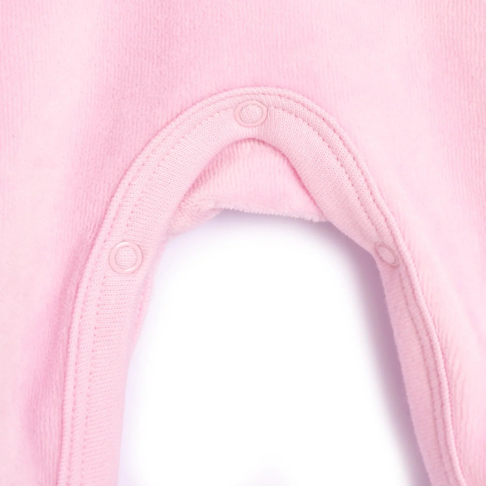 HelloBaby Newborn Baby Girl Velvet Footed Jumpsuit - Pink