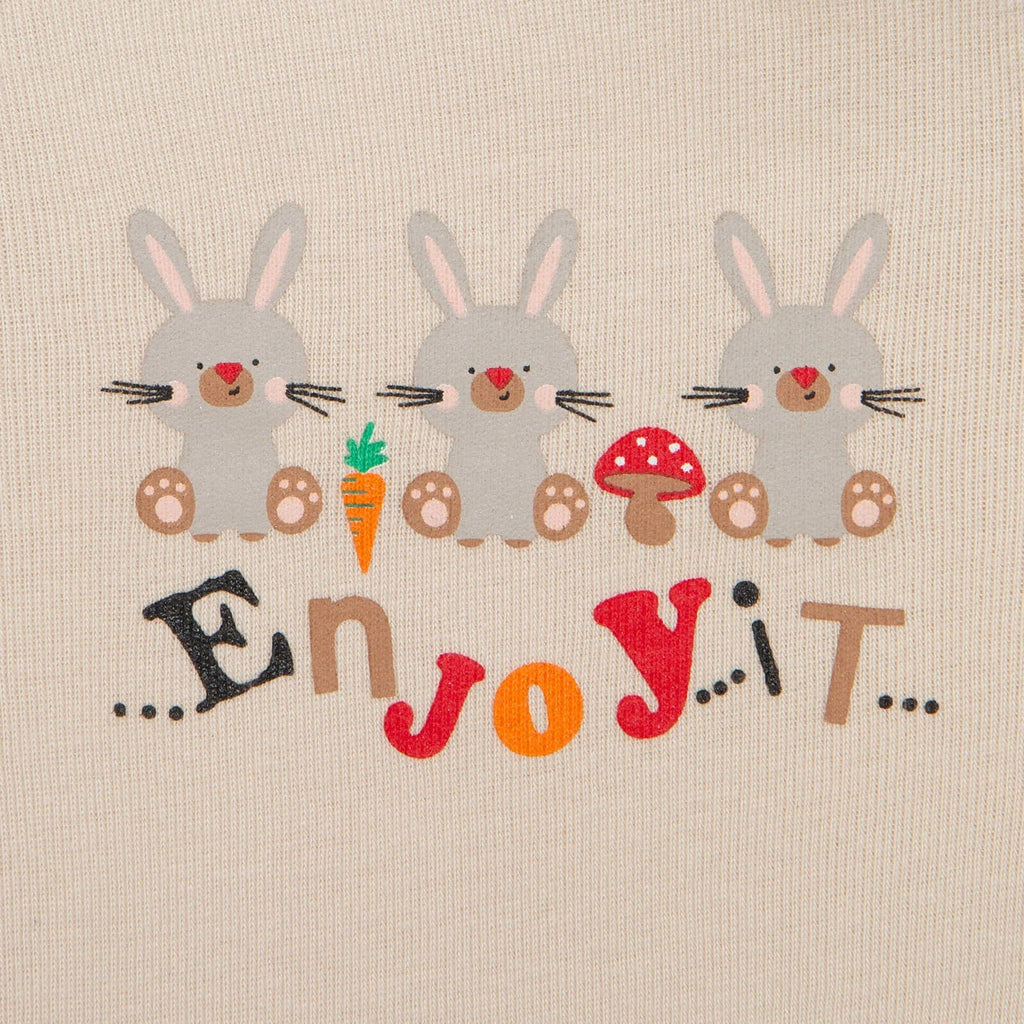 HelloBaby Unisex Long Sleeve Bodysuit - Beige