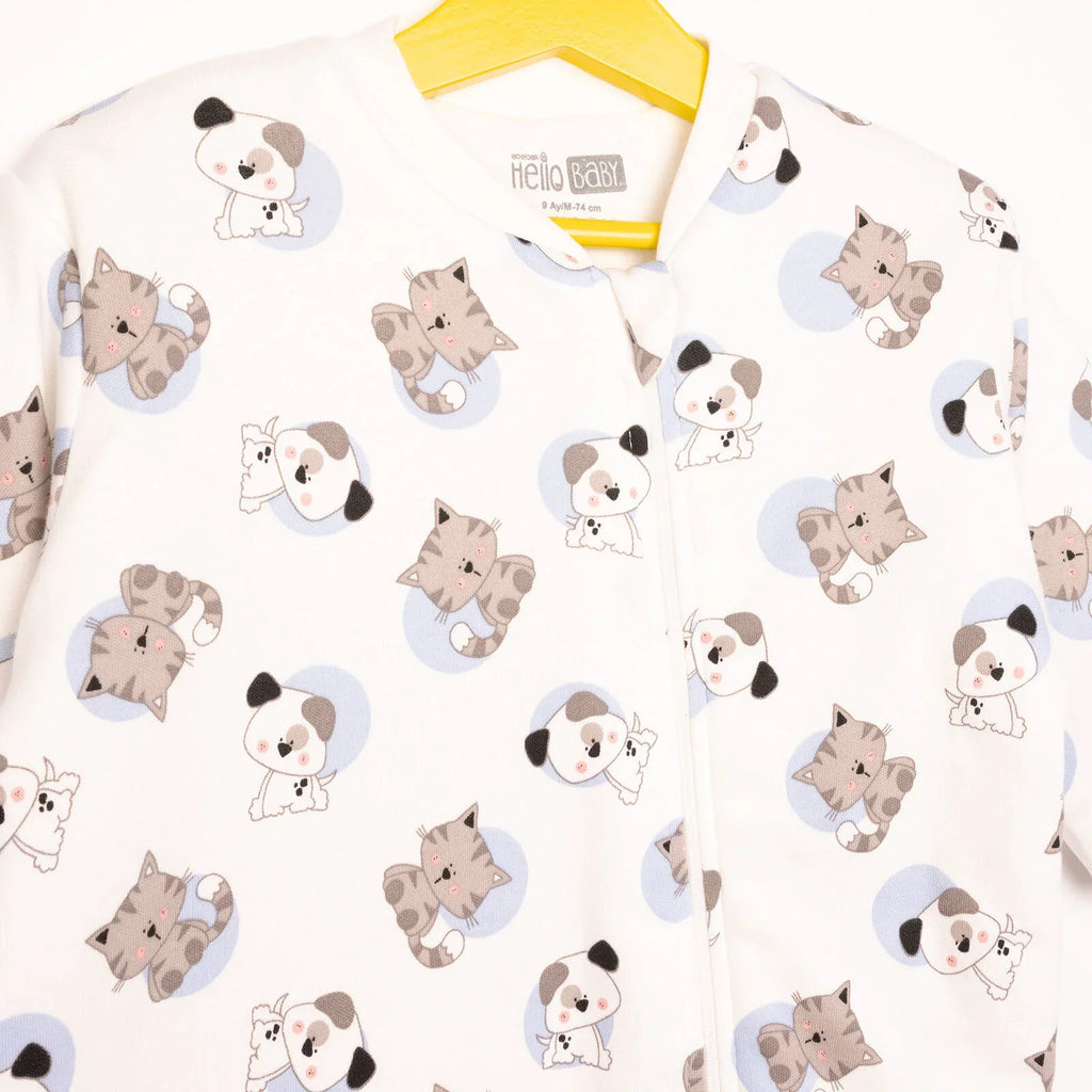 HelloBaby Sleepsuit - White