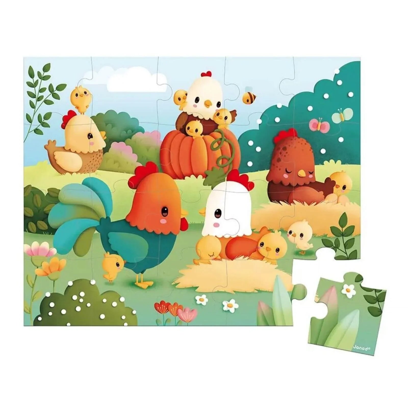 Janod Puzzle Welcome to the Farmyard 20 pcs