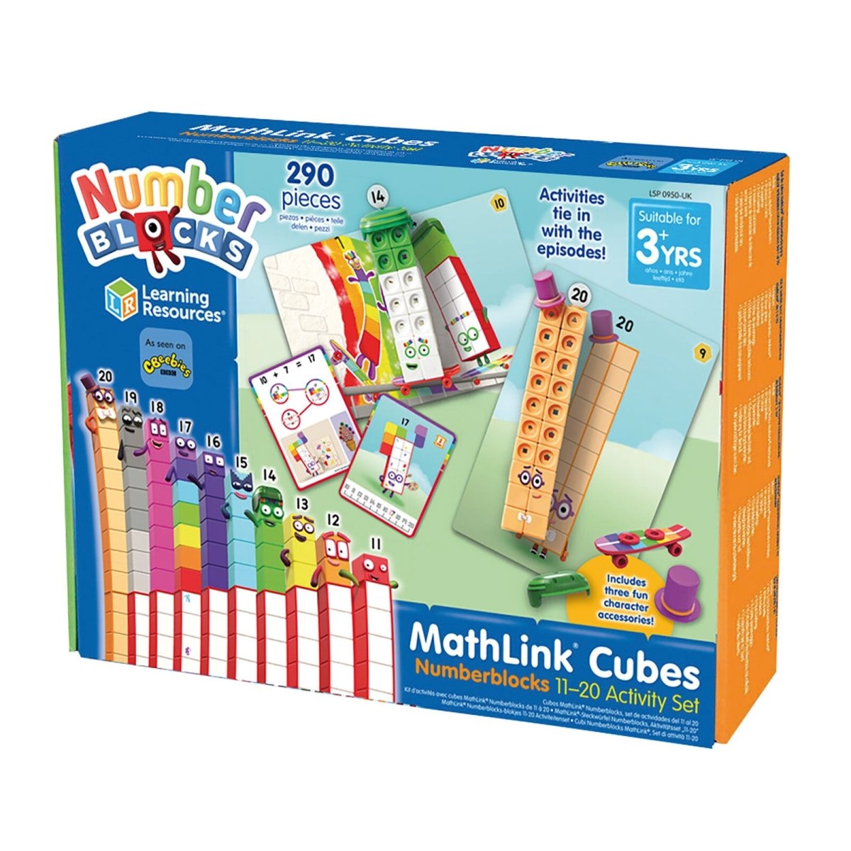 Numberblocks Mathlink Cubes Numberblocks 11-20 Set