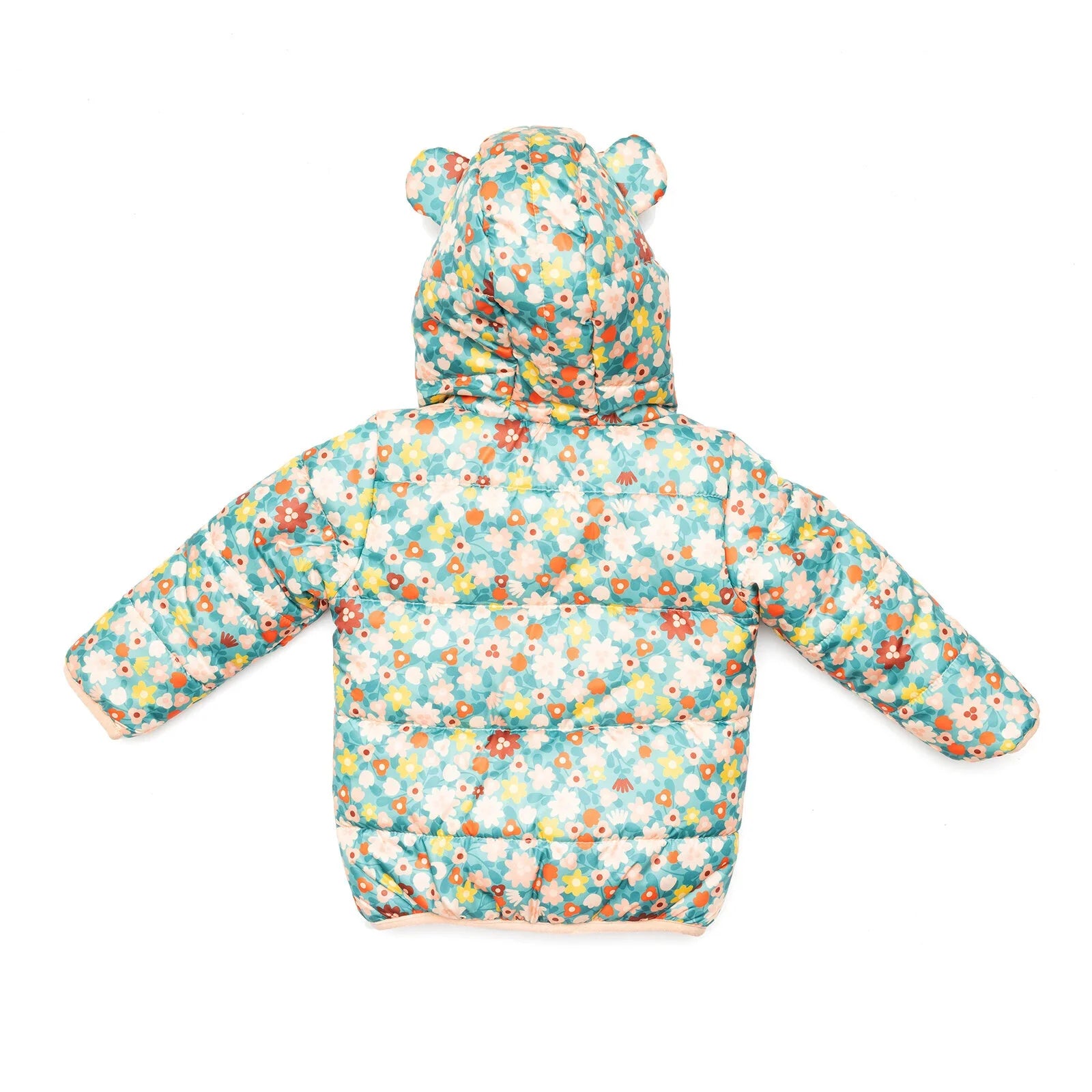 HelloBaby Basic Flower Printed Eared Coa - Printed