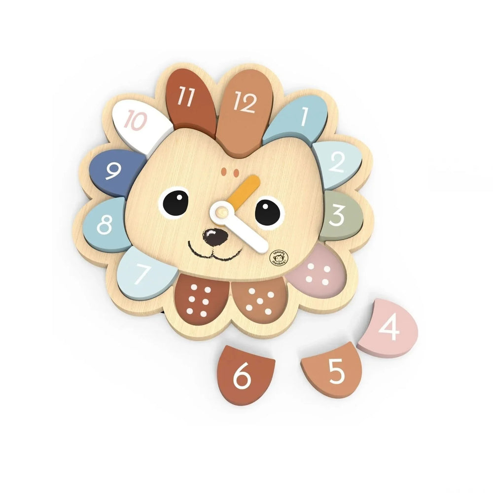 Speedy Monkey Hedgehog Educational Clock